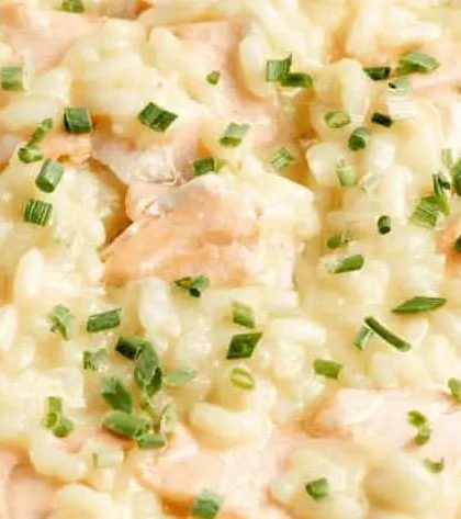 Mary Berry Salmon and Pea Risotto