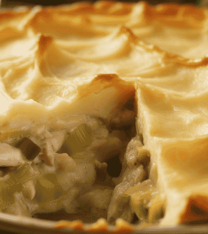 Mary Berry Chicken and Leek Pie with Potato Topping