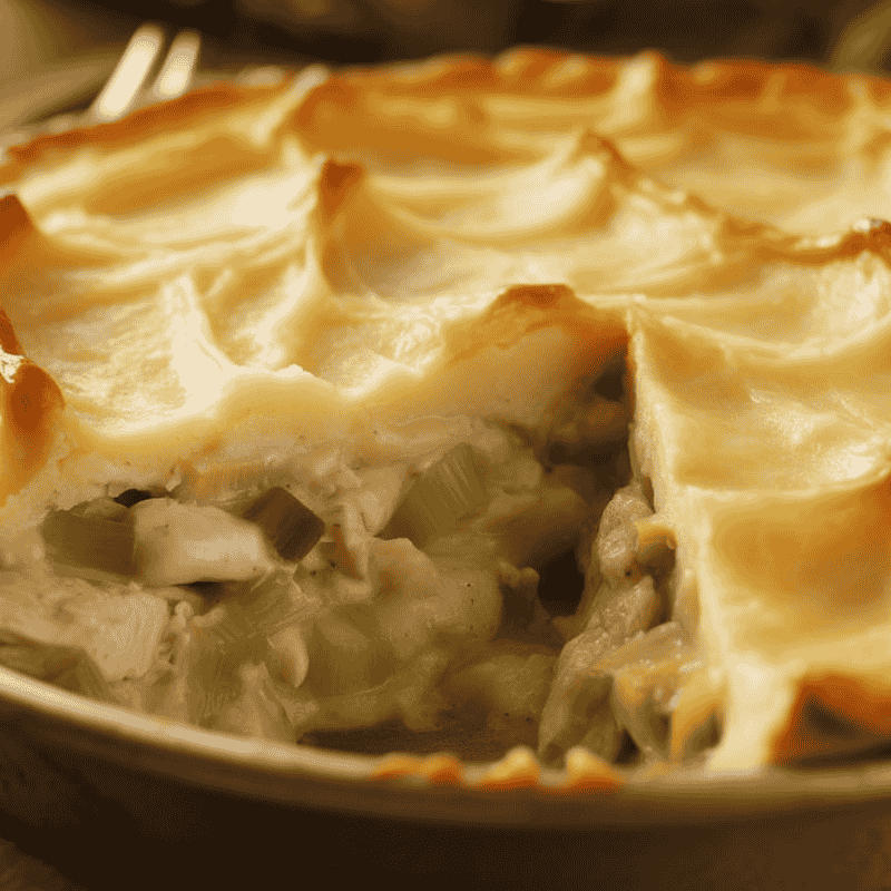 Mary Berry Chicken and Leek Pie with Potato Topping recipe