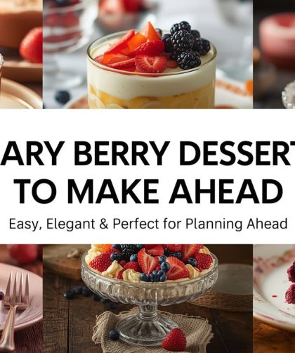 Mary Berry Desserts to Make Ahead