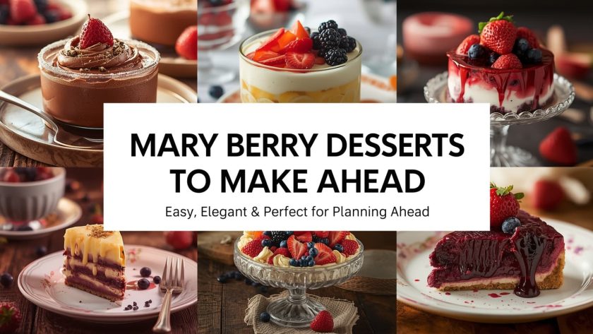 Mary Berry Desserts to Make Ahead