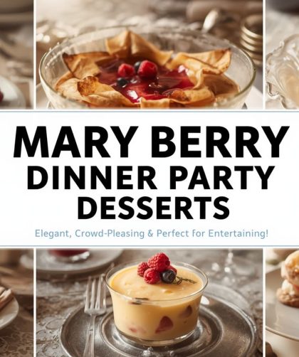 Mary Berry Dinner Party Desserts