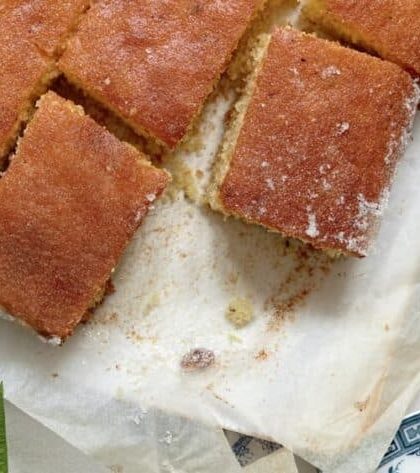 Mary Berry Lemon Drizzle Traybake