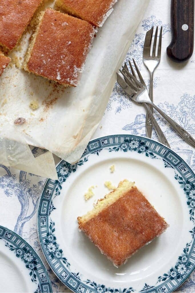Mary Berry Lemon Drizzle Traybake recipe