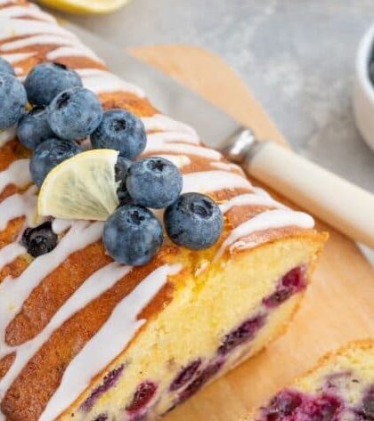 Mary Berry Lemon and Blueberry Cake