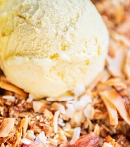 Mary Berry Rhubarb Crumble recipe