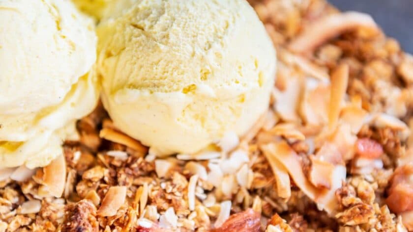 Mary Berry Rhubarb Crumble recipe