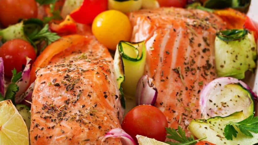Mary Berry Salmon Tray Bake recipe