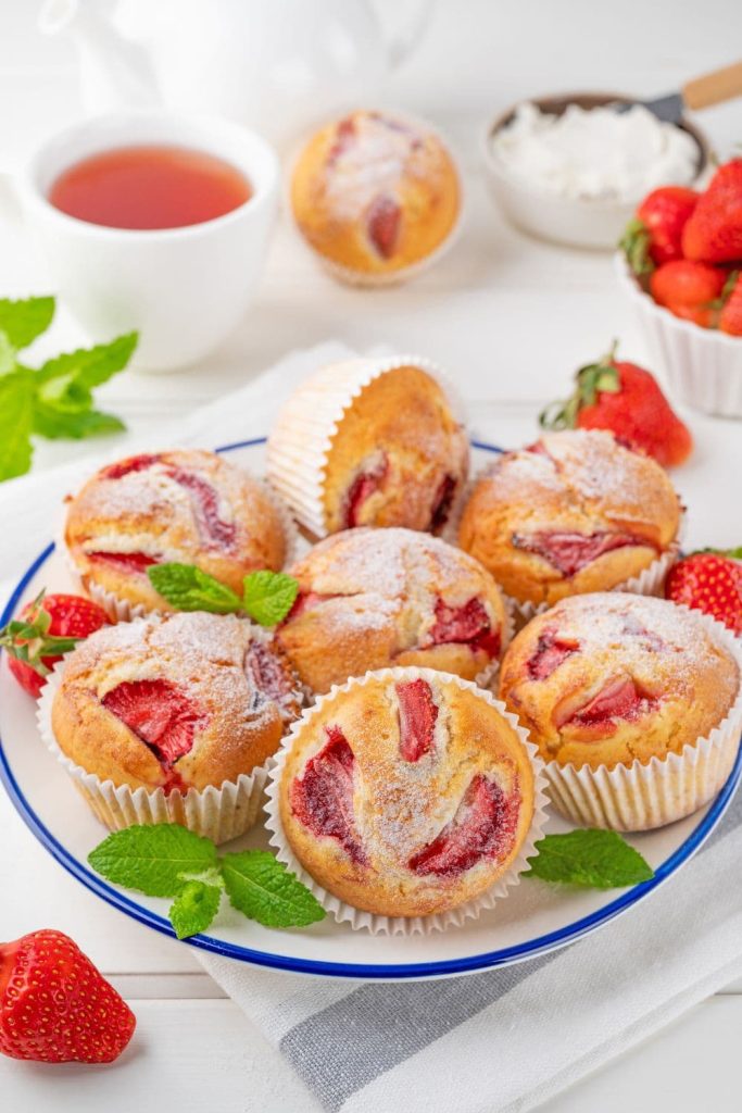 Mary Berry Strawberry Muffins
