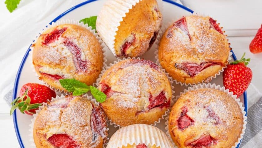 Mary Berry Strawberry Muffins recipe