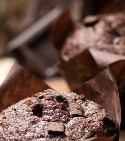Mary Berry Double Chocolate Chip Muffins