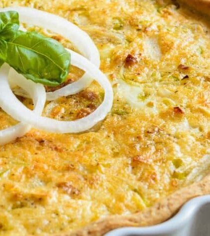 Mary Berry Cheese and Onion Quiche