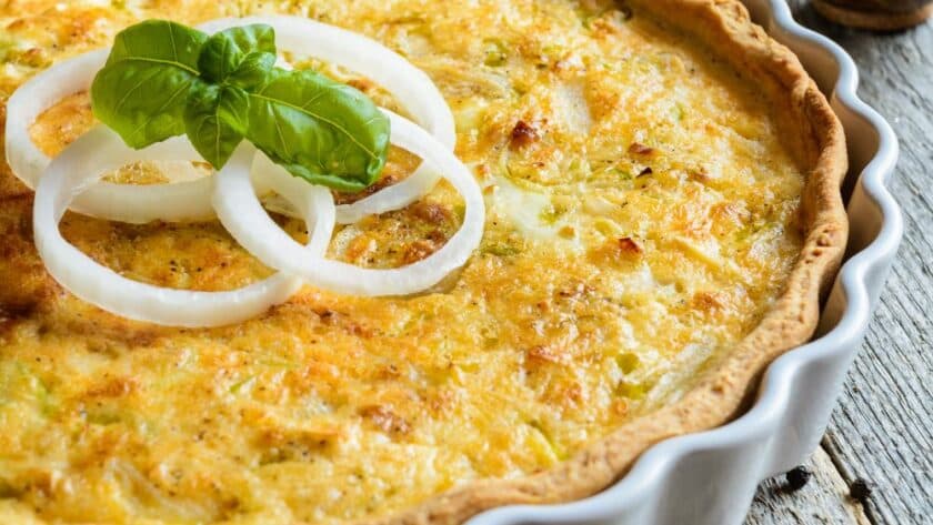 Mary Berry Cheese and Onion Quiche