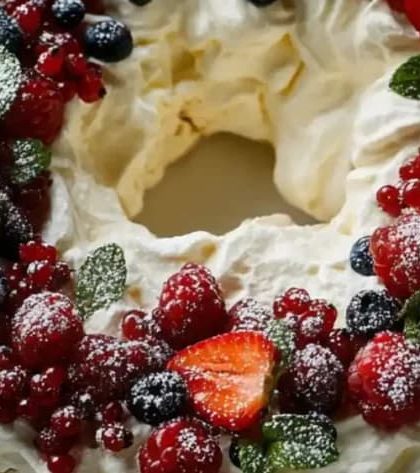 Mary Berry Meringue Wreath