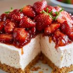 Mary Berry No-Bake Strawberry Cheesecake