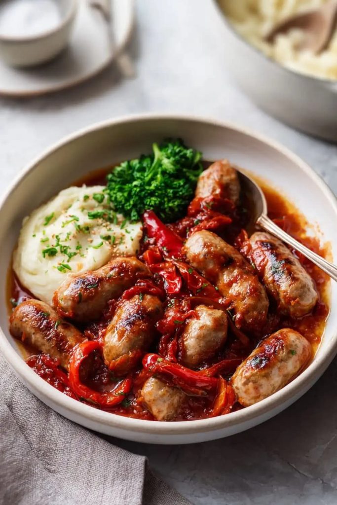 Mary Berry Sausage and Red Pepper Casserole