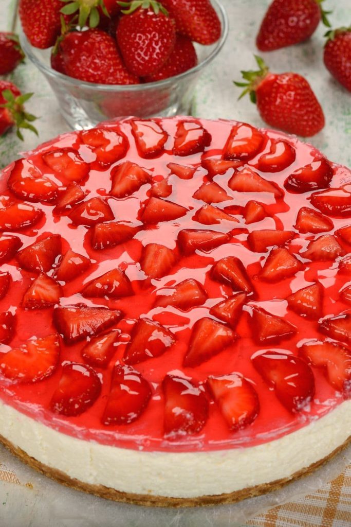 Mary Berry Strawberry Cheesecake