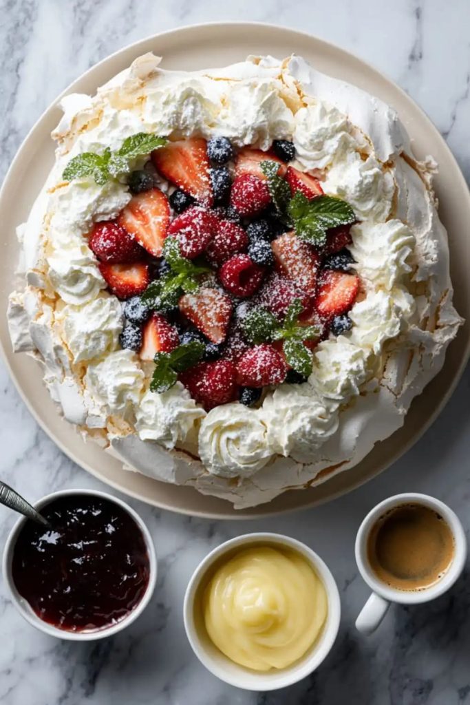 Mary Berry Meringue Wreath