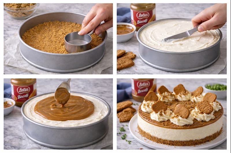 Mary Berry Biscoff Cheesecake