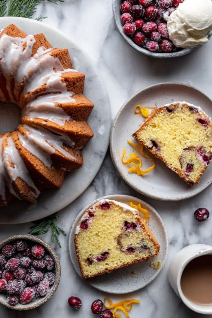 Mary Berry Cranberry and Orange Cake