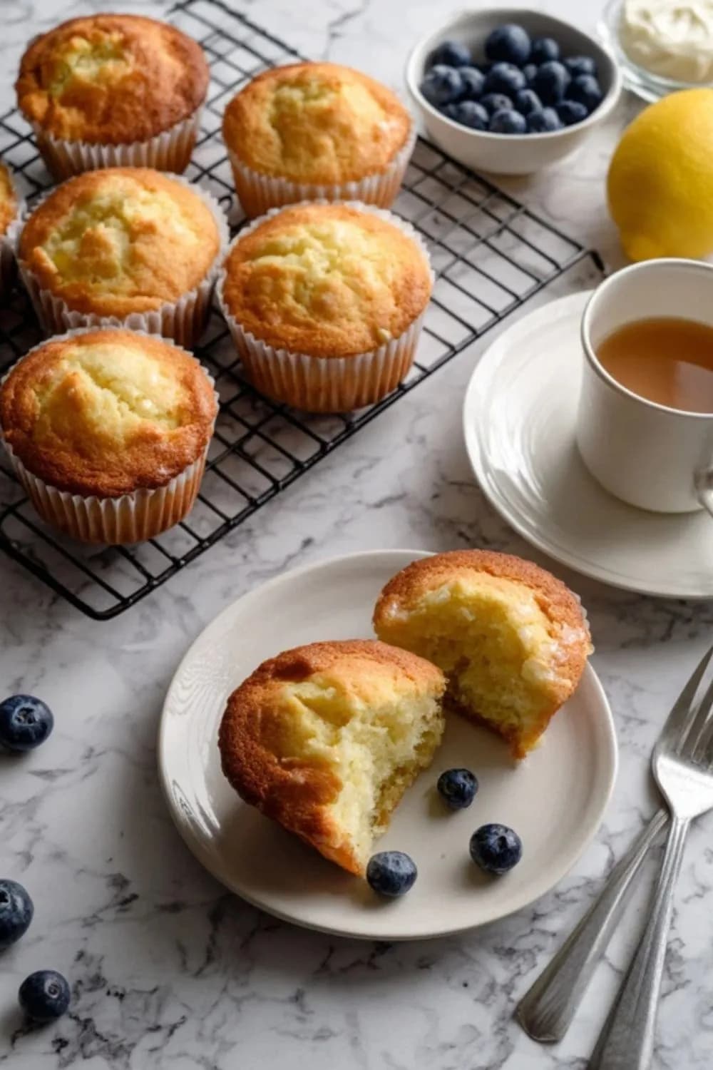 Mary Berry Lemon Drizzle Muffins recipe
