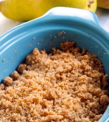 Mary Berry Pear Crumble