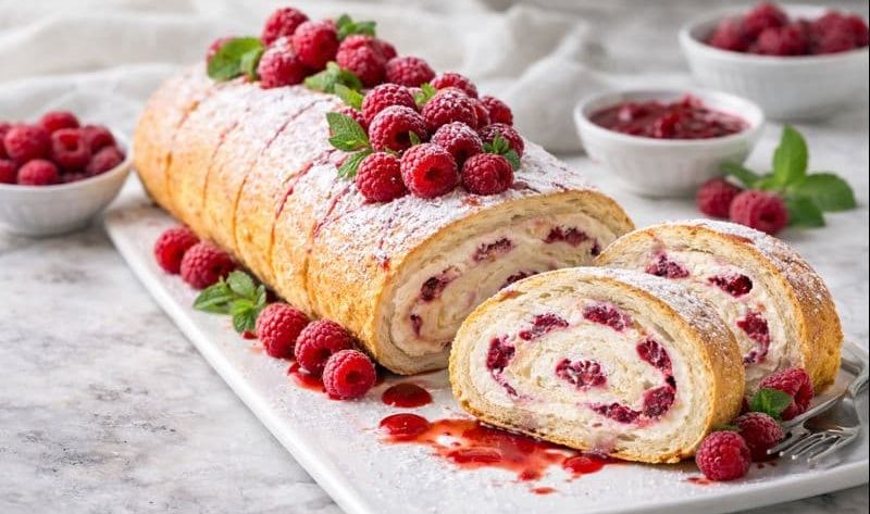Mary Berry Raspberry Roulade