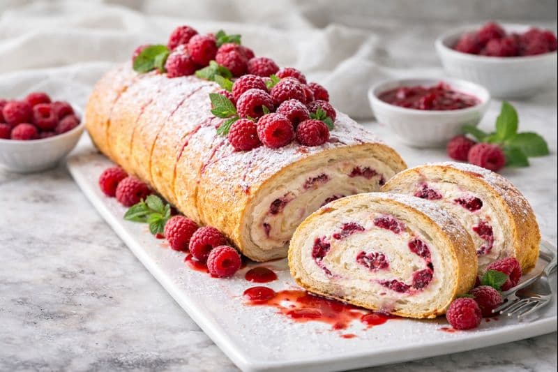 Easy Mary Berry Raspberry Roulade Recipe - Mary Berry Cooks