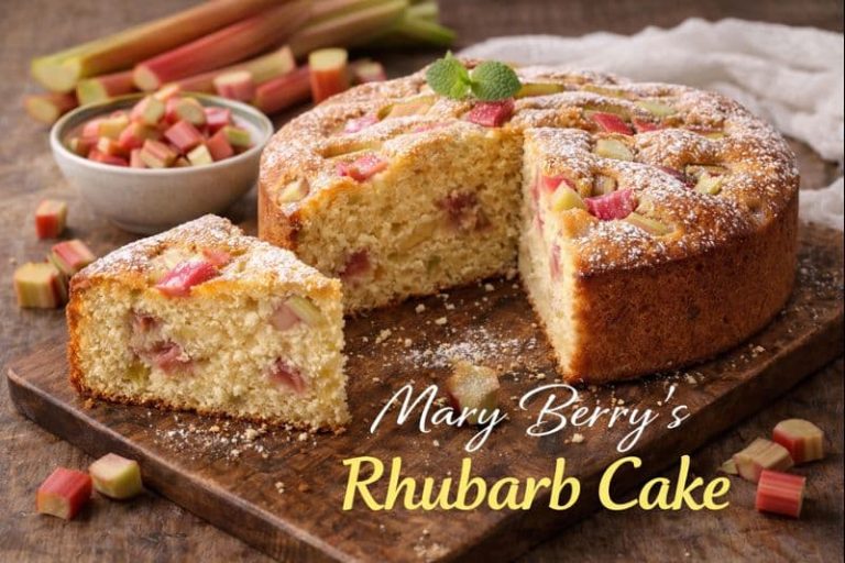 Easy Mary Berry Rhubarb Cake Recipe - Mary Berry Cooks