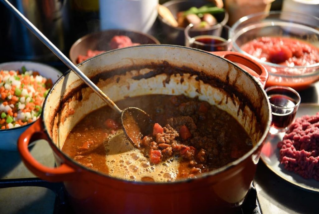 Mary Berry Bolognese Sauce prepration