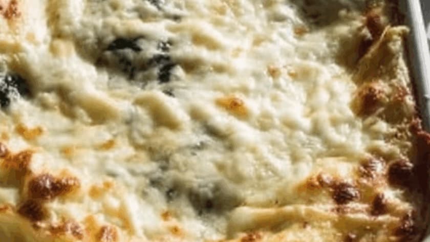 Mary Berry Spinach and Mushroom Lasagne