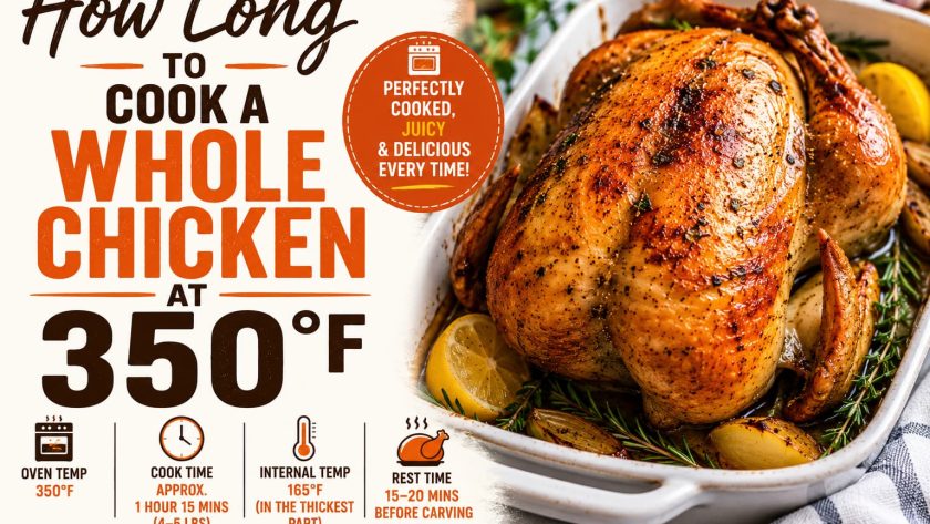 How Long to Cook a Whole Chicken at 350°F