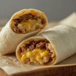 Mary Berry Breakfast Burritos - recipe card